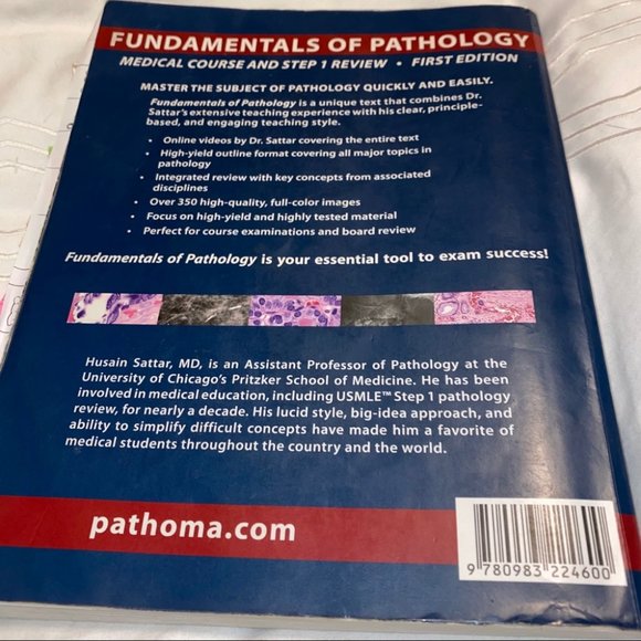 Pathoma Fundamentals of Pathology USMLE prep book - Picture 3 of 7